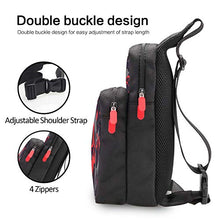 Load image into Gallery viewer, Travel Bag for Nintendo Switch AOPUTTRIVER Nintendo Switch Storage Backpack, Protective Storage Sling Backpack Shoulder Bag for Nintendo Switch, Dock, Joy-Con Grip&amp;Switch Accessories, iphone and iPad

