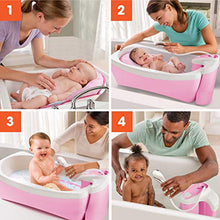 Load image into Gallery viewer, Summer Lil Luxuries Whirlpool Bubbling Spa &amp; Shower (Pink) – Luxurious Baby Bathtub with Circulating Water Jets – Includes Deluxe Newborn Sling and Clean Rinse Spa/Shower Unit
