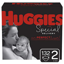 Load image into Gallery viewer, Huggies Special Delivery Hypoallergenic Baby Diapers, Size 2, 132 Ct, One Month Supply
