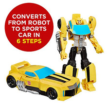 Load image into Gallery viewer, Transformers Toys Heroic Bumblebee Action Figure - Timeless Large-Scale Figure, Changes into Yellow Toy Car, 11" (Amazon Exclusive)
