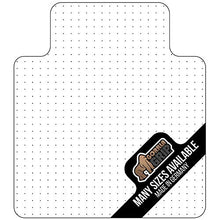 Load image into Gallery viewer, Gorilla Grip Premium Polycarbonate Studded Chair Mat for Carpeted Floor, 48x36, Heavy Duty, Easy Glide Transparent Mats for Chairs, Good for Desks, Office and Home, Protects Floors, with Lip, Clear
