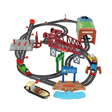 Load image into Gallery viewer, Thomas &amp; Friends Talking Thomas &amp; Percy Train Set UK English Edition, large motorized train and track set for kids ages 3 years and older
