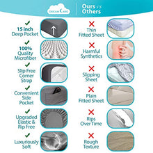 Load image into Gallery viewer, DreamCare Deep Pocket Sheets Microfiber Sheets Bed Sheets Set 4 Piece Bedding Sets Queen Size, Gray
