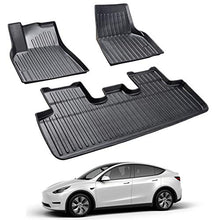 Load image into Gallery viewer, TopLight Automotive Floor Mats for Tesla Model Y All Weather Waterproof Heavy Duty 3D Floor mats Tesla Model Y Set of 3
