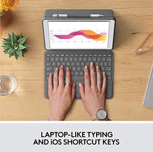 Load image into Gallery viewer, Logitech Combo Touch for iPad Air (3rd Generation) and iPad Pro 10.5-inch Keyboard case with trackpad, Wireless Keyboard, and Smart Connector Technology - Graphite
