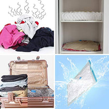 Load image into Gallery viewer, AirBaker Travel Vacuum Storage Bags for Clothes Comforters Blankets Pillows 12 Pack (3 x Jumbo 3 x Large 3 x Medium 3 x Small) with Pump Space Saver Bag

