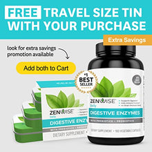 Load image into Gallery viewer, Zenwise Health Digestive Enzymes Plus Prebiotics &amp; Probiotics Supplement, 180 Servings, Vegan Formula for Better Digestion &amp; Lactose Absorption with Amylase &amp; Bromelain, 2 Month Supply
