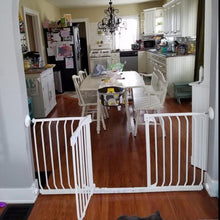 Load image into Gallery viewer, 4 Pack Baby Gates Wall Cups, Safety Wall Bumpers Guard Fit for Bottom of Gates, Doorway, Stairs, Baseboard, Work with Dog Pet Child Kid Pressure Mounted Gates
