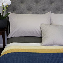 Load image into Gallery viewer, Sweet Home Collection 100% Fine Cotton Luxurious Basket Weave Blanket, Taupe
