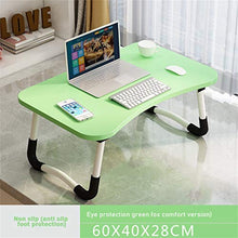 Load image into Gallery viewer, Pan Hui Foldable Computer Desk,Writing Student Desk,Lazy Small Table Folding Table Non-Slip for Dormitory Bed Notebook Desk
