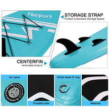 Load image into Gallery viewer, FBSPORT 10'6'' Premium Inflatable Stand Up Paddle Board, Yoga Board with Durable SUP Accessories &amp; Carry Bag | Wide Stance, Surf Control, Non-Slip Deck, Leash, Paddle and Pump for Youth &amp; Adult
