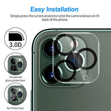 Load image into Gallery viewer, [6 Pack] TQLGY 3 Pack Camera Lens Protector and 3 Pack Screen Protector for iPhone 11 Pro Max 6.5 inch 9H Hardness Tempered Glass, [HD Clear] [Anti-Scratch] [Bubble Free] [Easy Installation Tool]

