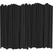 Load image into Gallery viewer, 5 Inch Coffee &amp; Cocktail Stirrers/Straws [1000 Count] Disposable Plastic Sip Stir Sticks – Black
