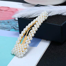 Load image into Gallery viewer, Souarts 16PCS Hair Clips Resin Hair Clip Pearl Hair Clip Acrylic Alligator Artificial Bridal Hair Barrettes Geometric Hair Styling Pins for Women, Ladies, Girls 1 Set (multicolor)
