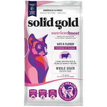 Load image into Gallery viewer, Solid Gold NutrientBoost Katz N Flocken - Dry Cat Food with Lamb, Rice &amp; Pearled Barley - Digestive Probiotics for Cats - Gut Health &amp; Immune Support - Grain Free - Superfood &amp; Antioxidant Support
