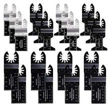 Load image into Gallery viewer, Vtopmart 20 Metal Wood Oscillating Multitool Quick Release Saw Blades Compatible with Fein Multimaster Porter Cable Black &amp; Decker Bosch Craftsman Ridgid Ryobi Makita Milwaukee Rockwell
