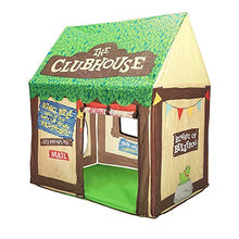 Load image into Gallery viewer, Swehouse Clubhouse Tent Kids Play Tents for Boys School Toys for Indoor and Outdoor Games Children Playhouse with Roll-up Door and Windows
