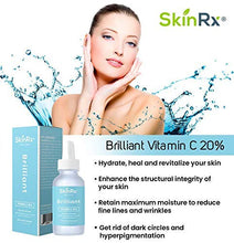 Load image into Gallery viewer, Vitamin C Serum with Hyaluronic Acid Vitamin E Collagen Formula [BIG 2-OZ Bottle] - Tightens, Brightens and Hydrates Skin for More Youthful and Radiant Appearance
