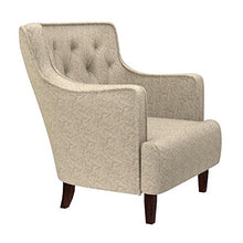 Load image into Gallery viewer, Amazon Brand – Stone &amp; Beam Decatur Modern Tufted Wingback Living Room Accent Chair, 32.3"W, Oatmeal
