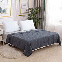 Load image into Gallery viewer, Smart Queen Cooling Weighted Blankets Adult (15 lbs, 48"x 72", Twin Size) Heavy Blanket, Premium Cotton with Natural Glass Beads
