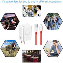 Load image into Gallery viewer, OnePlus 8 pro Warp Charger,30W Quick Rapid Charge Power AC Wall Adapter [5V 6A] with USB-C Fast Charging Data Cable（3.3FT Compatible with OnePlus 8/7Pro/ 6T/ 6/ 5T/ 5/ 3T/ 3 (White)
