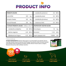 Load image into Gallery viewer, Primova Probiotics for Dogs - Natural Digestive Enzymes for Dogs - 9 Billion CFU Canine Probiotics &amp; Prebiotics for Digestion, Immunity, Bad Breath - Relieves Diarrhea, Gas, Constipation - 120 Chews
