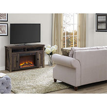 Load image into Gallery viewer, Ameriwood Home Farmington Electric Fireplace TV Console for TVs up to 50", Rustic
