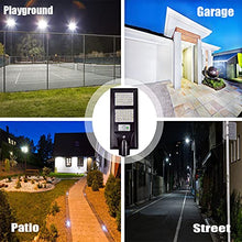 Load image into Gallery viewer, GLW 200W Solar Street Light with Motion Sensor Outdoor Lights 12000LM Dusk to Dawn for Garage,Yard,Parking Lot and More (2 Pack)
