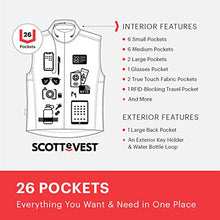 Load image into Gallery viewer, SCOTTeVEST Women's RFID Travel Vests with 18 Pockets - Utility Vest (BLK, M1)
