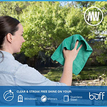 Load image into Gallery viewer, 12" x 12" Buff Pro Multi-Surface Microfiber Cleaning Cloths | Black - 12 Pack | Premium Microfiber Towels for Cleaning Glass, Kitchens, Bathrooms, Automotive, Supplies &amp; Products

