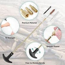 Load image into Gallery viewer, CALIXPERT Universal Gun Cleaning Kit with Storage Case for Hunting Rifle Handgun Shot Gun Pistol of Different Calibers with Extra Stainless Steel Pick (Plastic Jags and Loops)
