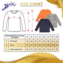 Load image into Gallery viewer, Boys Long Sleeve Pocket Shirts - 3-Pack Henley Tee Shirts Comfort Crew Neck T. 4T
