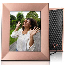 Load image into Gallery viewer, Nixplay Iris 8 Inch WiFi Digital Picture Frame Peach Copper - Share Moments Instantly via App or E-Mail
