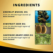 Load image into Gallery viewer, MOXXOR Omega-3 (2 Bottles x 60 Capsules Per Bottle) Omega-3 Supplement 100% from New Zealand – Greenlip Mussel Oil Natural Anti-Inflammatory, GMO Free
