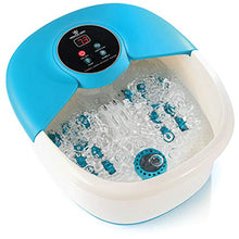 Load image into Gallery viewer, Foot Spa Massager With Heat, 14 Rollers In Foot Shape - 5 In 1 Foot Bath Massager Includes Adjustable Heating, Bubbles, Vibration, Pumice Stone, Mini Massage Points - For Tired Feet, &amp; Stress Relief
