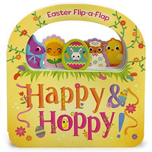 Load image into Gallery viewer, Happy &amp; Hoppy - Children's Flip-a-Flap Activity Board Book for Easter Baskets and Springtime Fun, Ages 1-5

