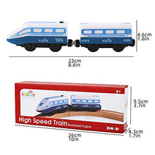 Load image into Gallery viewer, ZONXIE Magnetic Battery Operated Action Train Powerful Engine Bullet Train Toys Car for Toddlers Compatible with Thomas Brio Tracks
