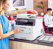Load image into Gallery viewer, Brother MFC-L3710CW Compact Digital Color All-in-One Printer Providing Laser Printer Quality Results with Wireless, Amazon Dash Replenishment Ready
