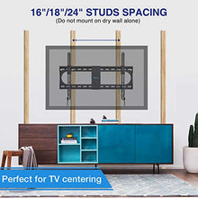 Load image into Gallery viewer, RENTLIV Tilting TV Wall Mount Bracket for Most 37-70 Inches TV, TV Mount with MAX VESA 600x400mm, Loading Capacity up to 132 LBS, fits for 16" 18" 24" Wood Studs, Low Profile and Space Saving
