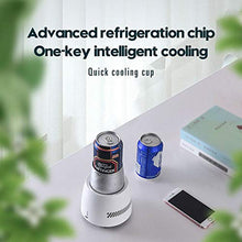 Load image into Gallery viewer, Portable Cooling Cup, Electric Cooler Smart Device Fast-freezing Mini Mobile Refrigerator Cools For Beverage Wine Beer Cola Birthday Present,E
