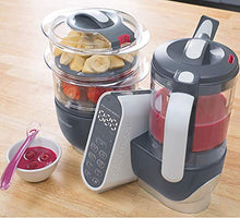 Load image into Gallery viewer, Babymoov Baby Cook Duo Baby Food Maker Steamer and Blender, Baby Food Maker for Infants and Toddlers 6 in 1 Baby Food Processor, Defroster, Sterlizer, Bundled with HogoR Organic Baby Food Cookbook

