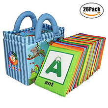Load image into Gallery viewer, teytoy Baby Toy Zoo Series 26pcs Soft Alphabet Cards with Cloth Bag for Over 0 Years

