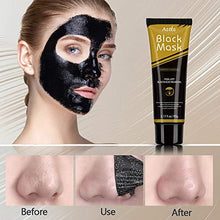 Load image into Gallery viewer, Blackhead Remover Mask Deep Cleansing Charcoal Black Mask Peel-Off Facial Mask for All Skin Types with Brush
