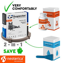 Load image into Gallery viewer, Rolf Club 3D Flea &amp; Worm Collar for Cats and Small Dogs - Flea Control and Tick Treatment - Better Than Oral Flea Control - Cat Worm Prevention for Tapeworms

