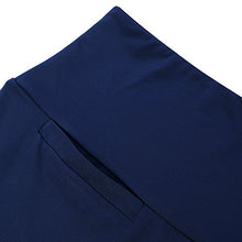 Load image into Gallery viewer, Arolina Women's Stretchy Wide Leg Palazzo Lounge Pants (Navy Blue,L)
