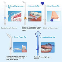 Load image into Gallery viewer, Cordless Water Flosser for Teeth-Water Oral Flossers with 5 Modes, 6 Jet Tips, IPX7
