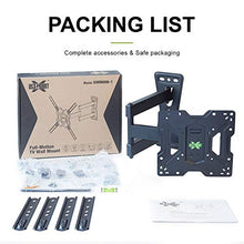 Load image into Gallery viewer, USX MOUNT Full Motion Swivel Articulating Tilt TV Wall Mount Bracket for 26-55" LED, OLED and 4K TVs, TV Mount Fit for 32, 40, 50 TV with VESA Up to 400x400mm-Weight Capacity Up to 60lbs
