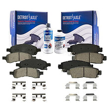 Load image into Gallery viewer, Detroit Axle - Front Rear Ceramic Brake Pads Replacement for 2007-2016 Buick Enclave Chevy Traverse GMC Acadia Saturn Outlook - 6pc Set
