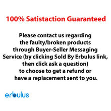 Load image into Gallery viewer, Erbulus Turkish X-Large Glass Blue Evil Eye Wall Hanging Ornament with Round Eye Design - Metal Home Decor - Turkish Nazar Bead Amulet - Protection and Good Luck Charm Gift (Blue)

