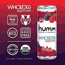 Load image into Gallery viewer, Humm Whole30 Approved Probiotic Kombucha Variety Pack - 2 Billion Probiotics - No Added Sugar - Organic, Vegan &amp; GMO-Free (12 Pack)
